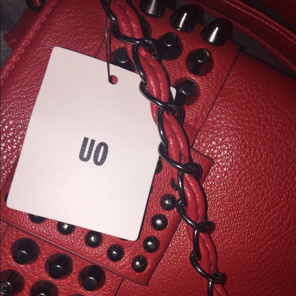 Vintage urban outfitters red cross body bag